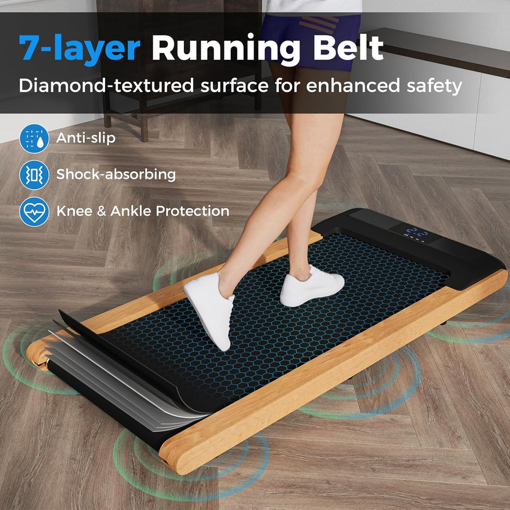 Walking Pad Treadmill with Remote Control and LED Display O77982