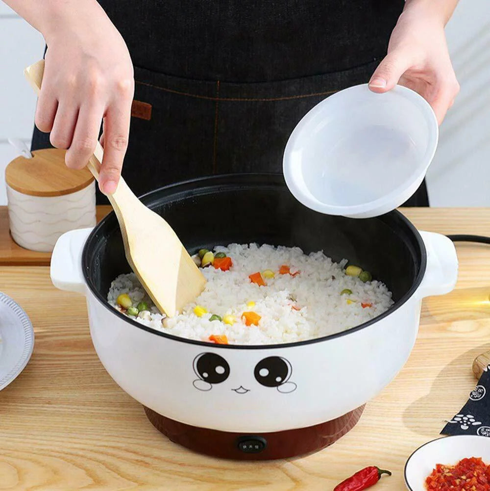 Electric Multi-Pot, 110V Electric Skillet Nonstick Hot Pot, 2.3L Q69959