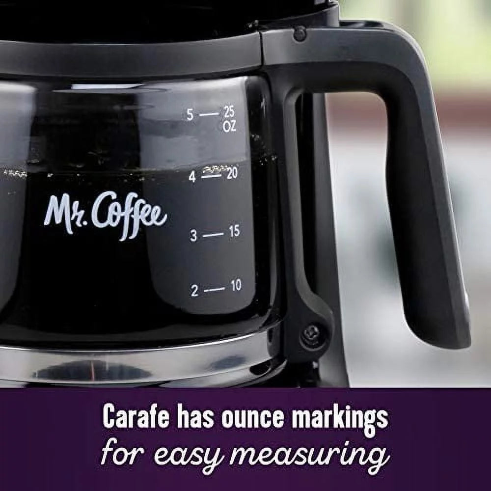 5-Cup Mini Brew Coffee Maker, Black I349
