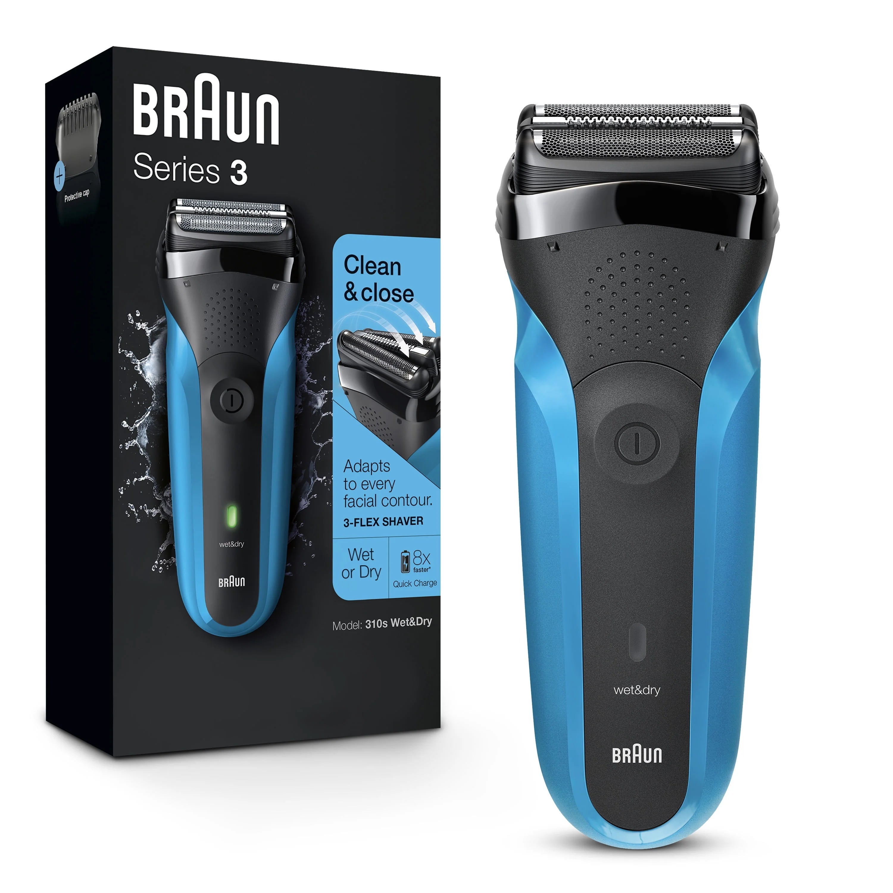 Rechargeable Wet Dry Electric Shaver V69319