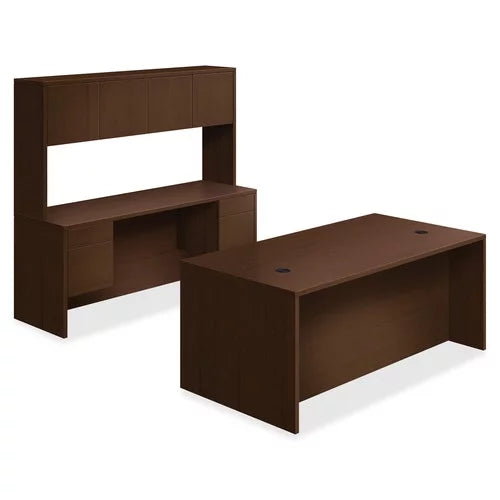 Mocha Laminate 2-Drawer 48" x 24" Work Surface Z666560