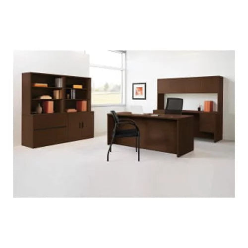 Mocha Laminate 2-Drawer 48" x 24" Work Surface Z666560