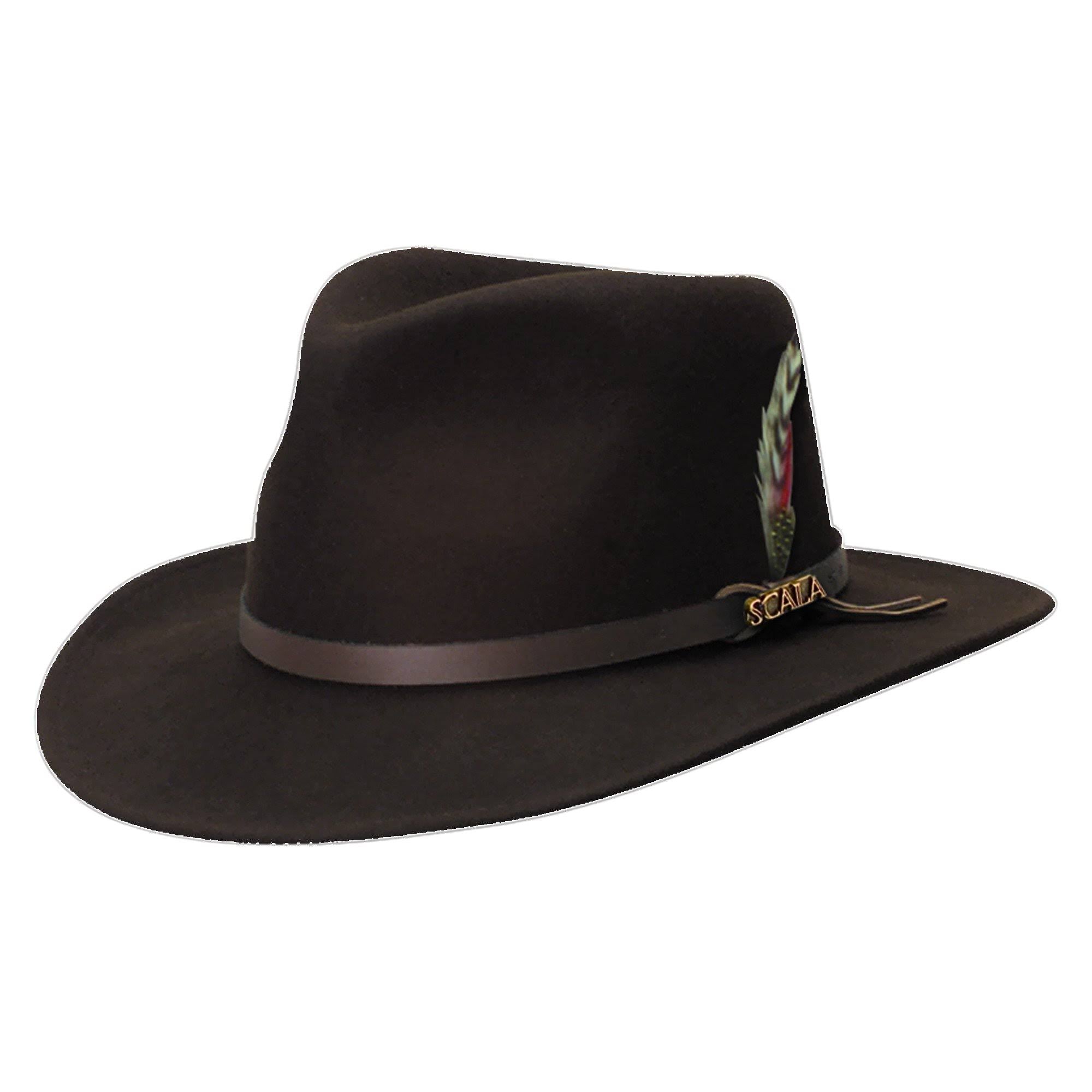 Crushable Felt Outback Hat Q12209