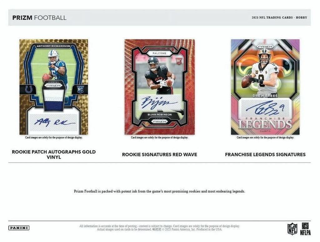 2023 Panini Prizm Football Hobby Box T698
