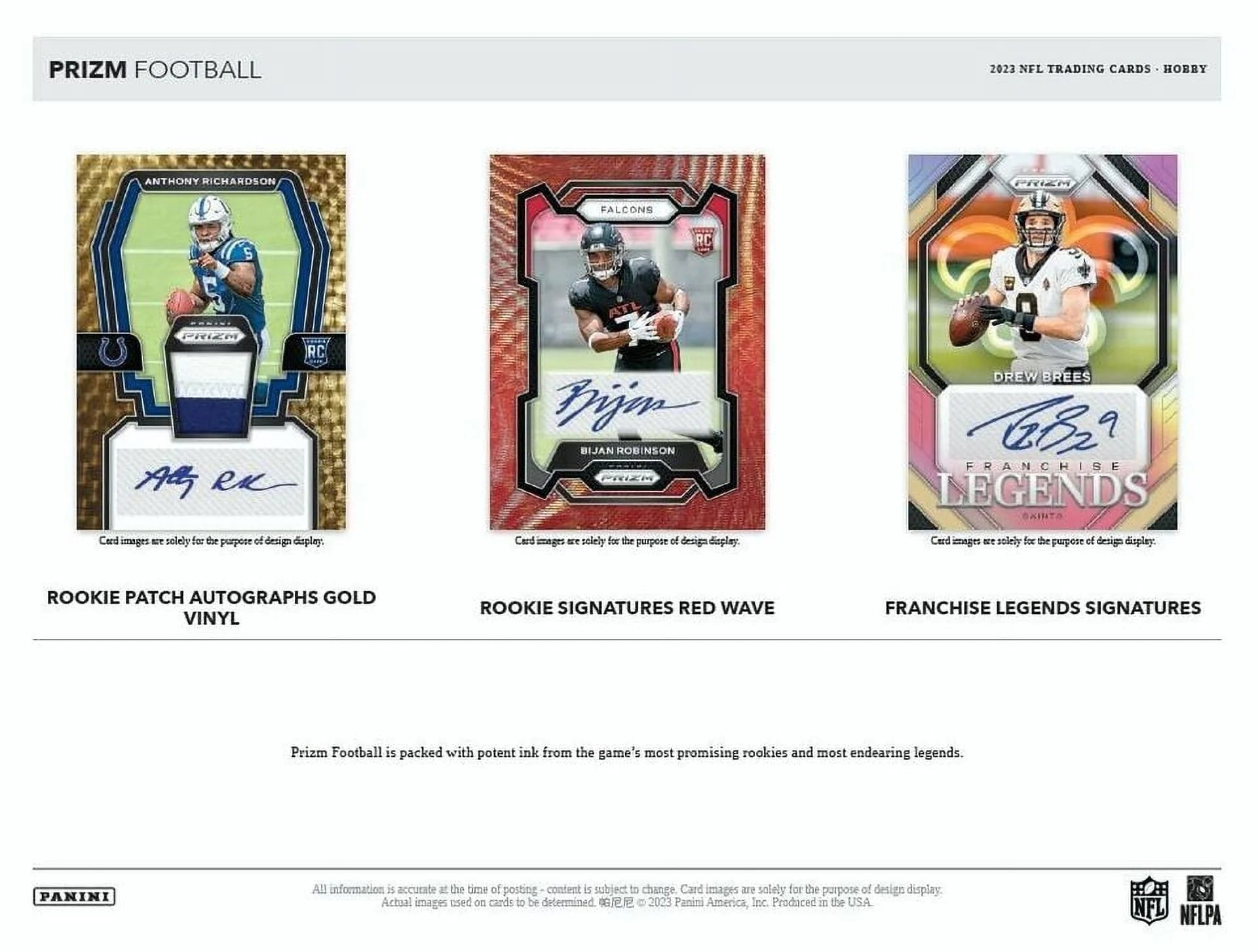 2023 Panini Prizm Football Hobby Box T698
