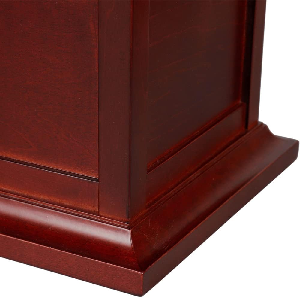 Cherry Solid Wooden Cremation Urn W245