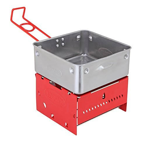 Camp Stove Kit with Frame and Wind-Shield Panels D39689