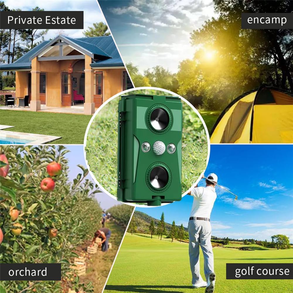 Solar Ultrasonic Repellent Waterproof with Motion Detector M3438