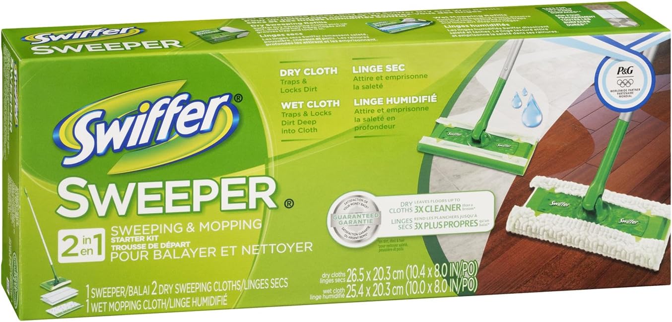 2 In 1 Mop And Broom Floor Cleaner Starter Kit H5092