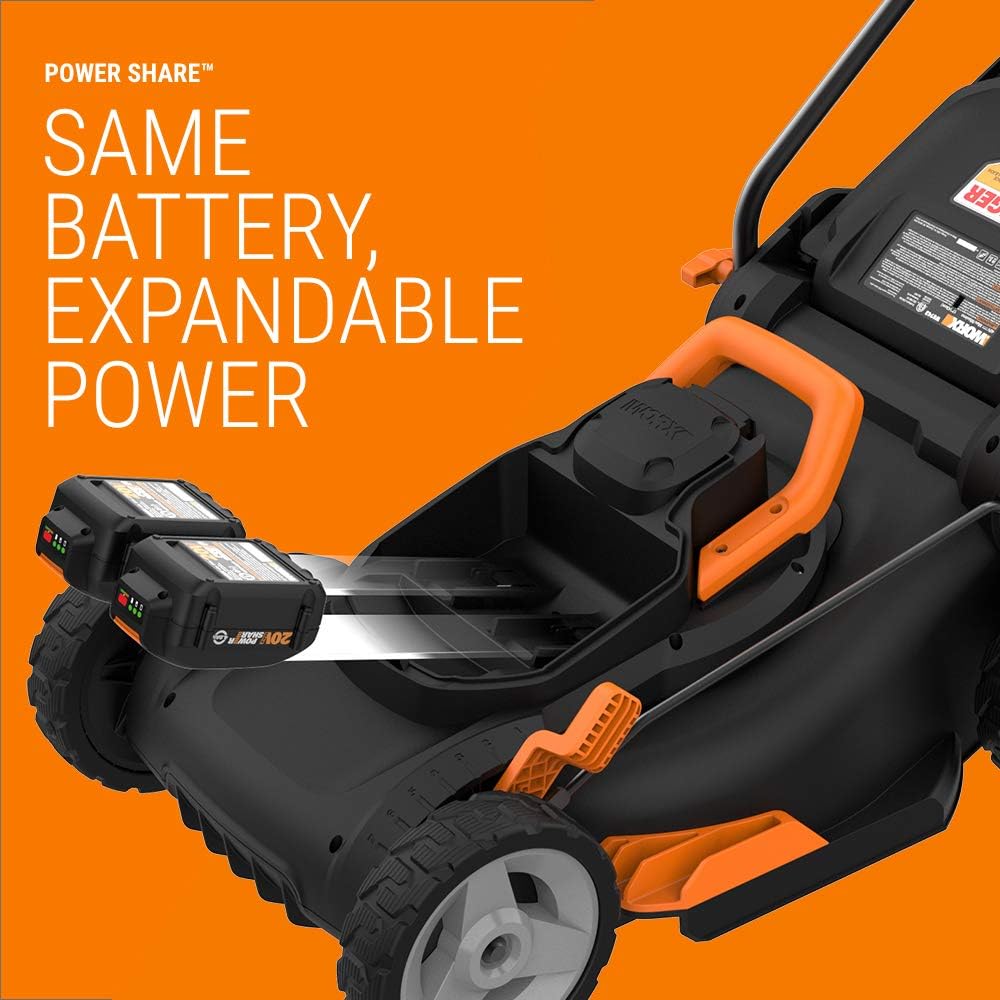 20V Power Share Lawn Mower and Grass Trimmer V347