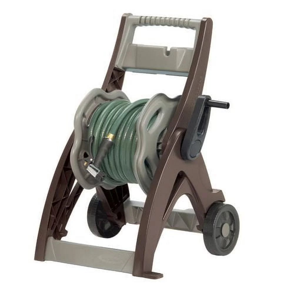175 ft. Hose Reel Cart, Mocha and Taupe O115
