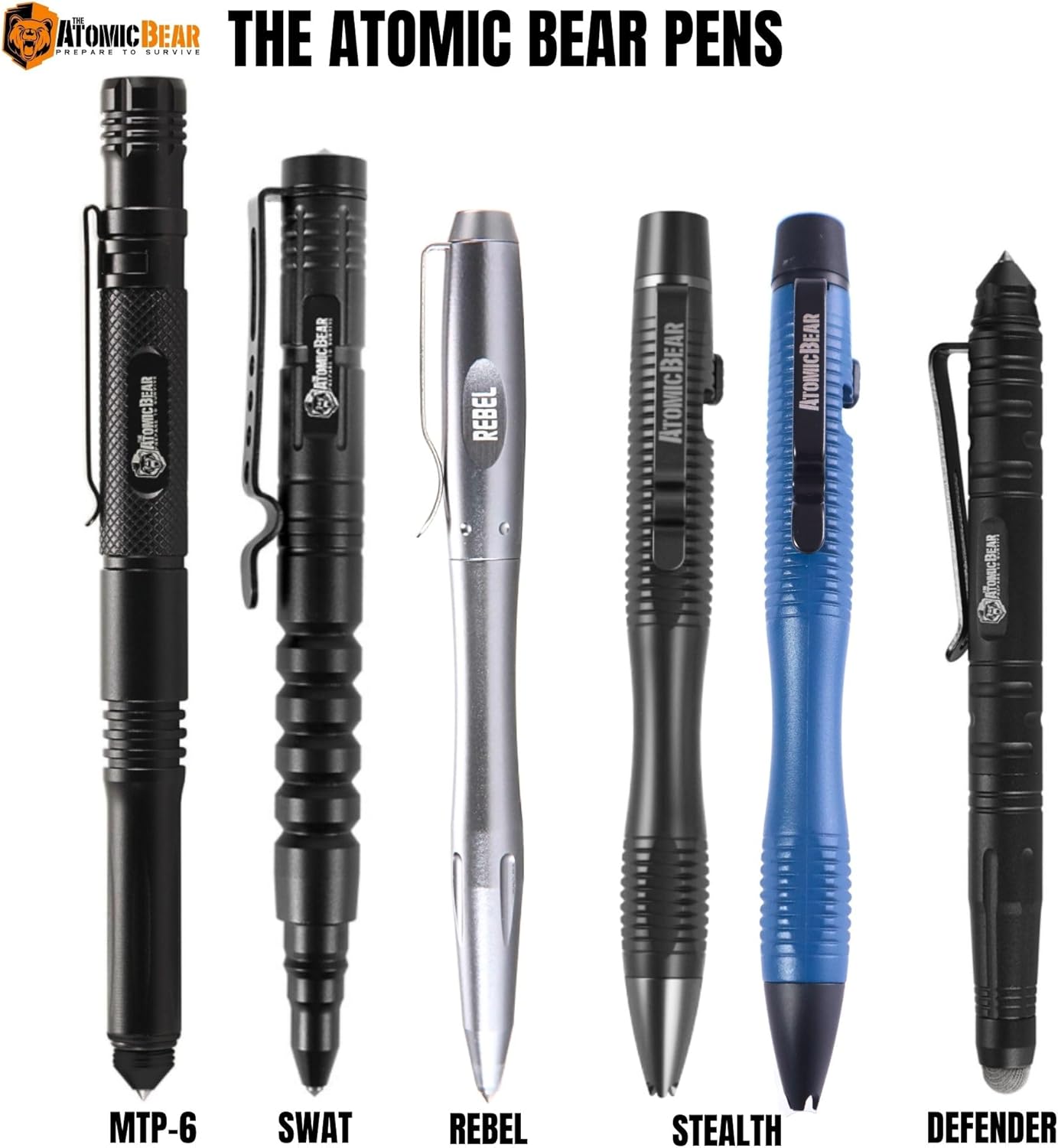 6 Pack Black Ink Medium Flow Refill Cartridges for Ballpoint Pens P557