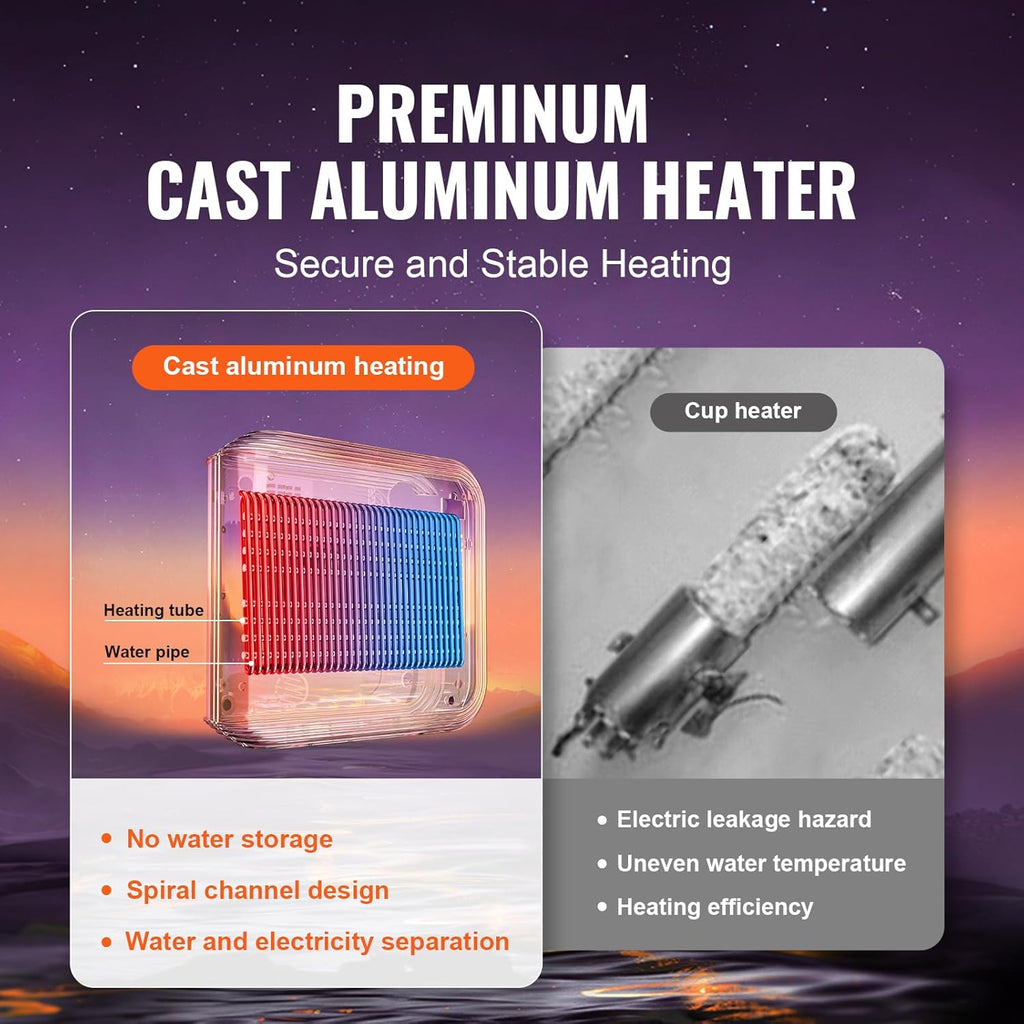7kw Electric Tankless Water Heater N859