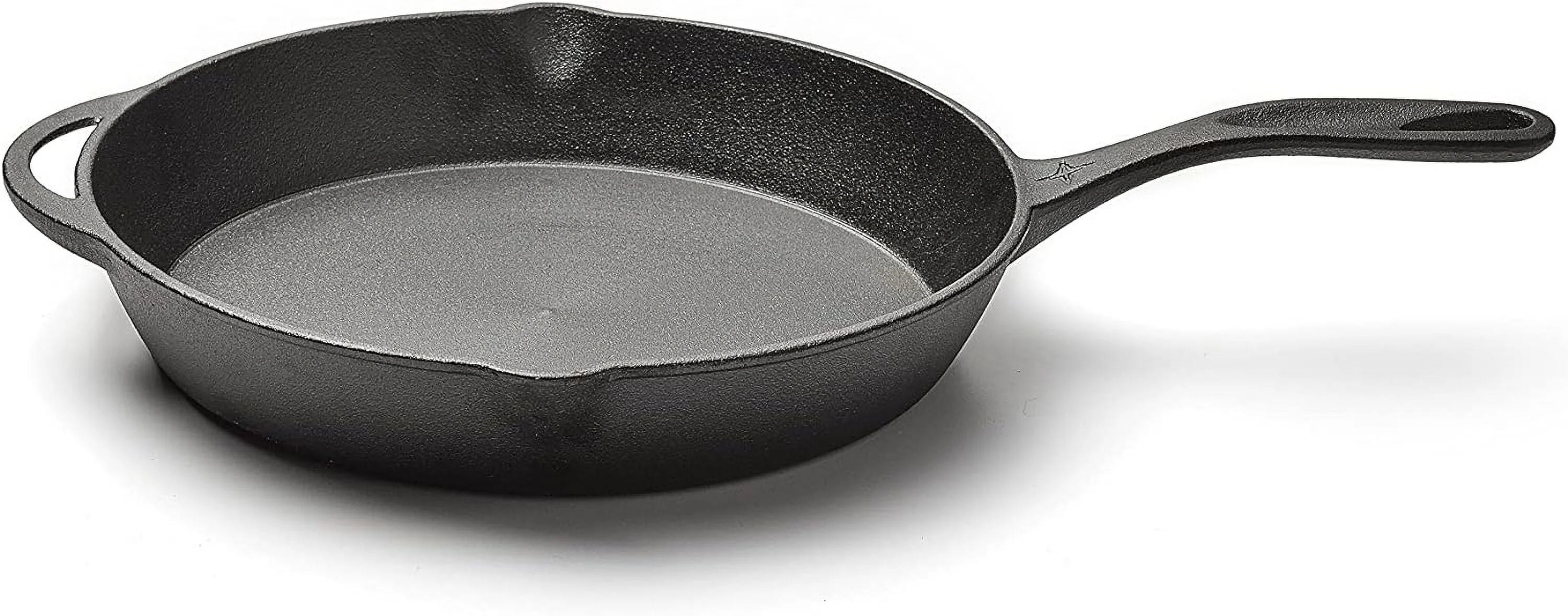 Black Enameled Cast Iron Skillet W948