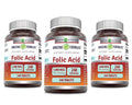 Folic Acid 1000 mcg 240 Tablets Supplement Pack of 3 N90689