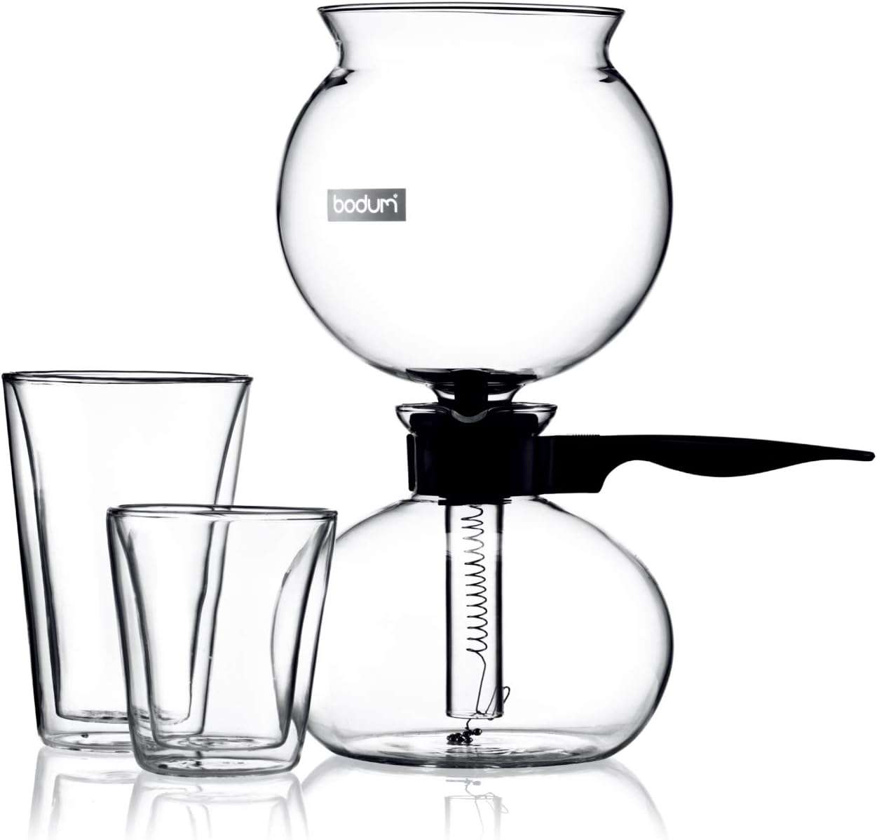 34 oz Vacuum Coffee Maker, Borosilicate Glass, Black B5783