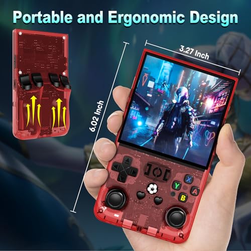 4.0 inch IPS Screen Handheld Retro Game Console (Transparent Gray) N1247