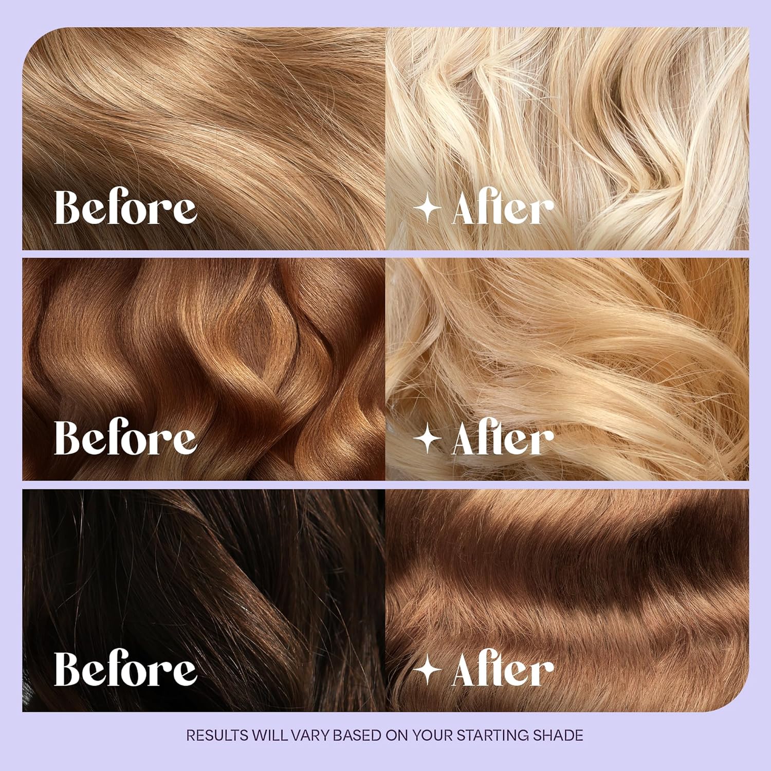 Bleach Kit Hair Lightener Kit Includes Toning Cream Bleach & Developer & Conditioner G3576