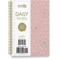 Blue Gold Geometrics Undated To Do List Notebook M44356