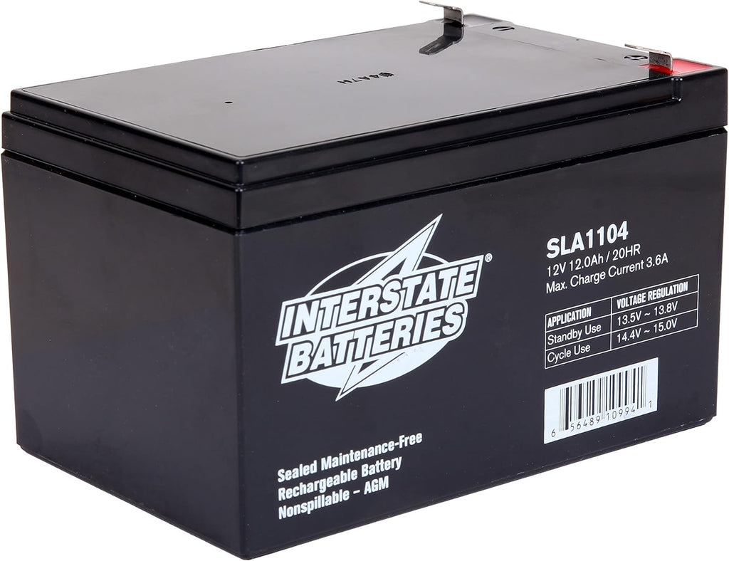 12V 12Ah Sealed Lead Acid Rechargeable SLA AGM Battery Pack of 2 M604500