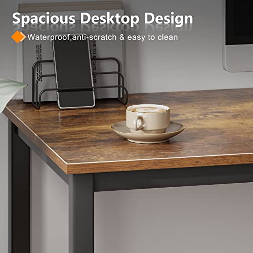 Black Metal Frame Small Computer Desk I9966