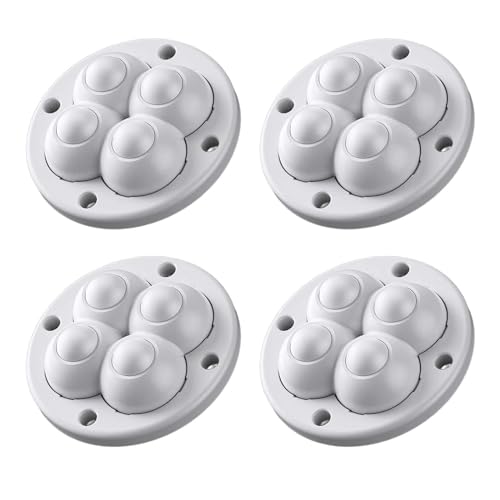4-Pack Black Rotating Caster Wheels T983