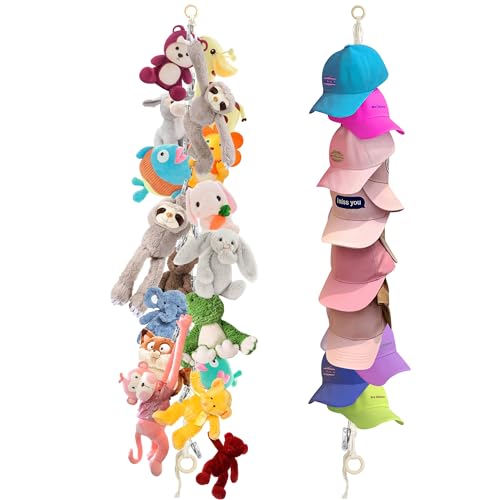 Stuffed Animal Storage Chain with 40pcs Metal Clips Y831