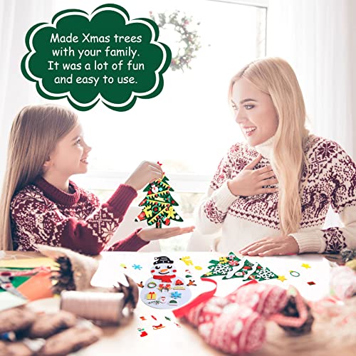 DIY Felt Christmas Tree and Ornaments Craft Decorations R220419