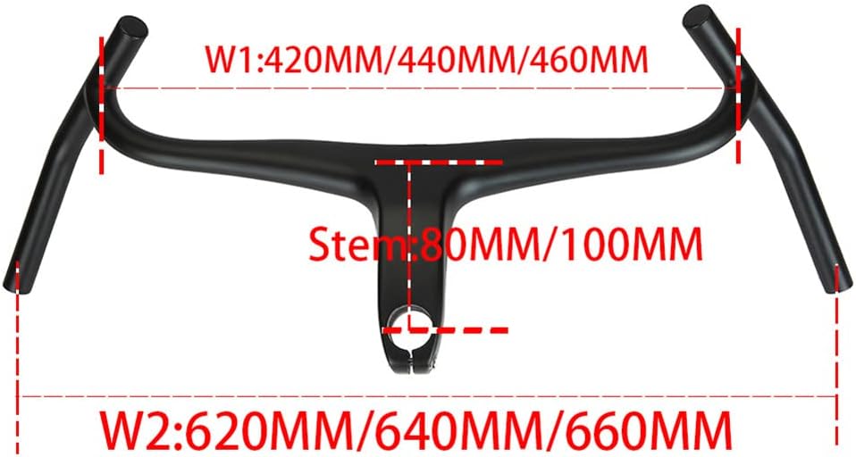 Carbon Fiber Drop Bar Handlebar S6181