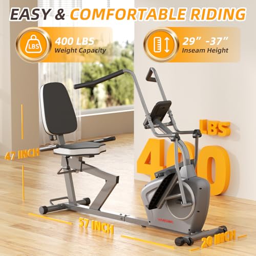 Recumbent Exercise Bike with Arm Exerciser K7819