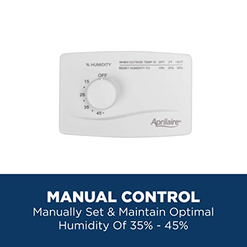 Whole Home Humidifier with Manual Control and Bypass Humidifier Installation Kit, Compact Furnace Humidifier V813