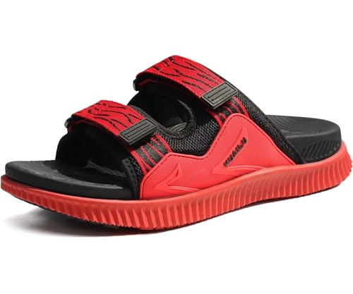 Mens Orthotic Sandals Athletic Recovery Sport Slides Adjustable Strap Open Toe Walking Sandals W804111