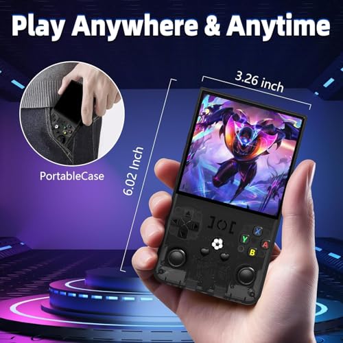 Handheld Game Console 4.0 Inch IPS 64GB TF Card 4000mAh Battery New Black G2080