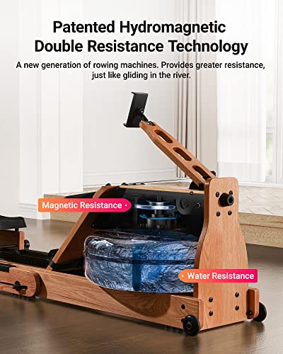 Foldable Wooden Rowing Machine J509746
