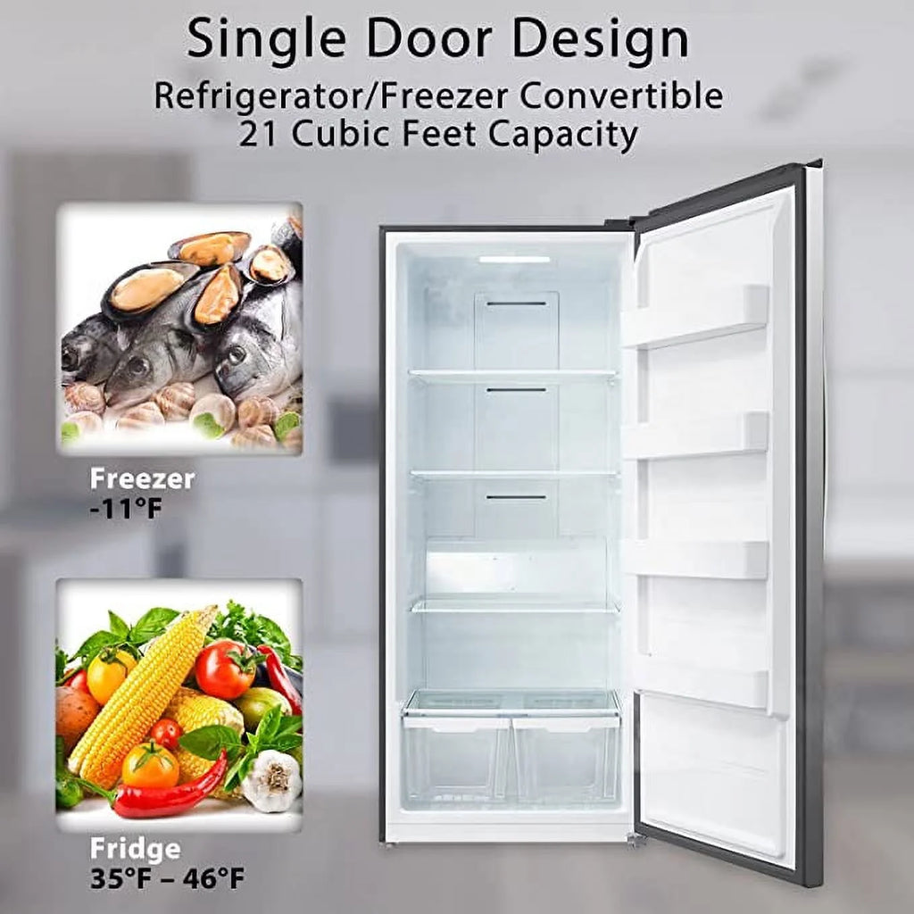 21 Cu.ft. Upright Convertible Freezer/Refrigerator Q95147