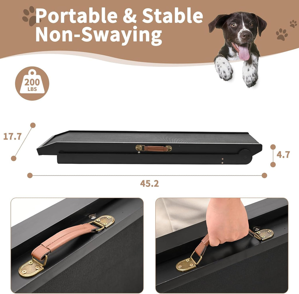 5 Level Adjustable Folding Pet Ramp, 45.2" Long B98366