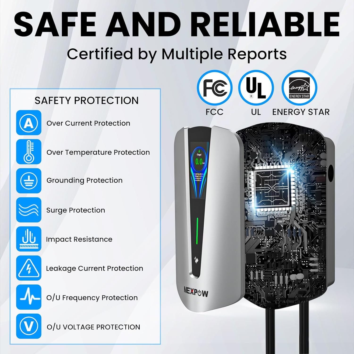 Level 2 EV Charger with 25FT Cable M695699