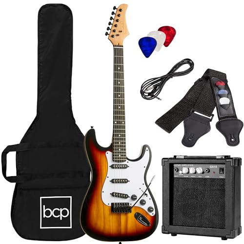Natural Full Size Electric Guitar Starter Kit O142