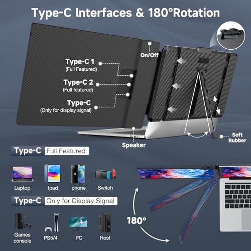 14'' Portable 1080P FHD IPS Laptop Monitor P6925
