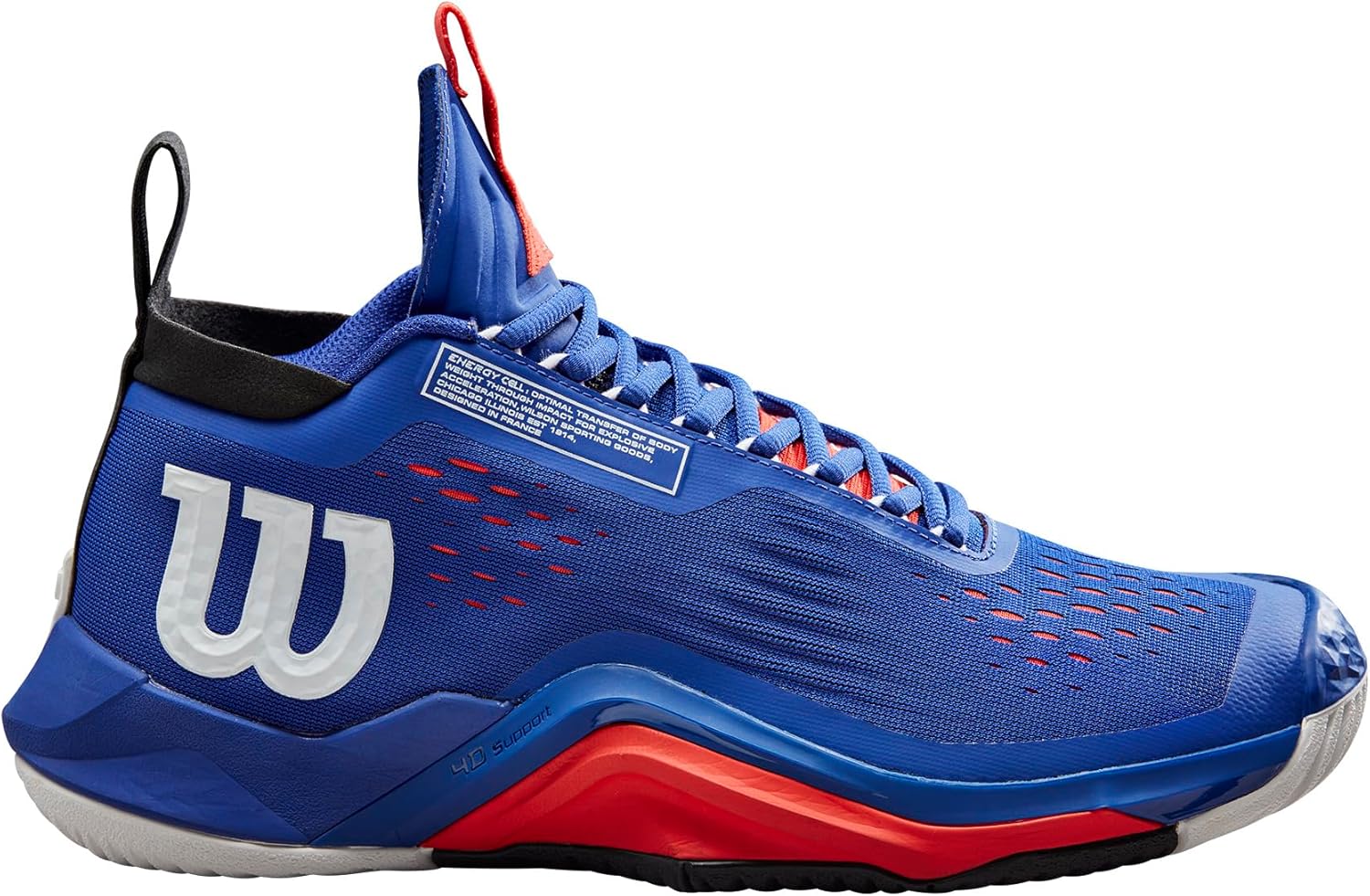Blue/Black/Poppy Red Men's Tennis Shoe S5929