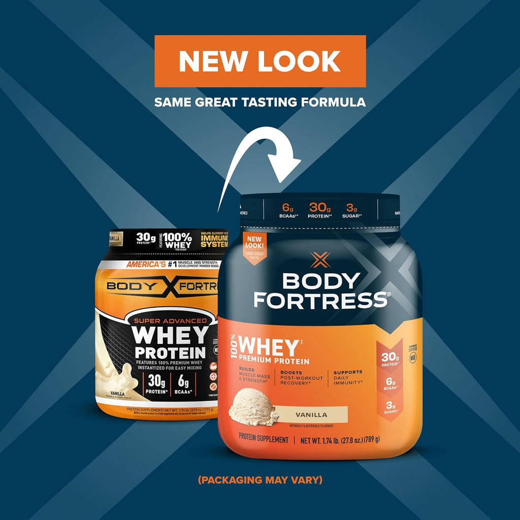 Vanilla and Chocolate Whey Protein Powder, 1.74lbs and 1.78lbs F68457