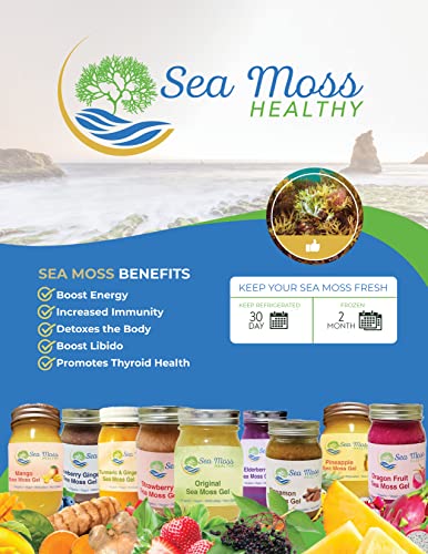 Wild Harvested Organic Irish Sea Moss Gel (Mango) M47686