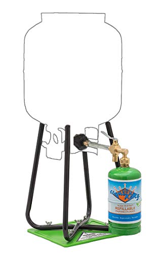 1LB Empty Propane Cylinder Tank with Refill Kit N73800