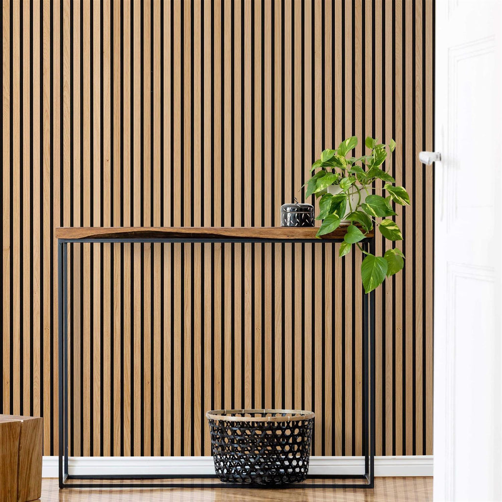 Oak Acoustic Slat Wood Wall Panels V69159