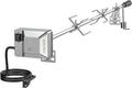 Universal BBQ Grill Rotisserie Kit with 110V Electric Motor - 45" 1/2" Hexagon Spit Rod K8365