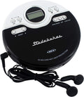 Black/White Personal CD Player with FM Radio R666688