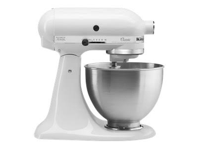 4.5-Quart White Mixer E327