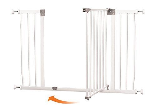 White Extra-Wide Baby Safety Gate K8534