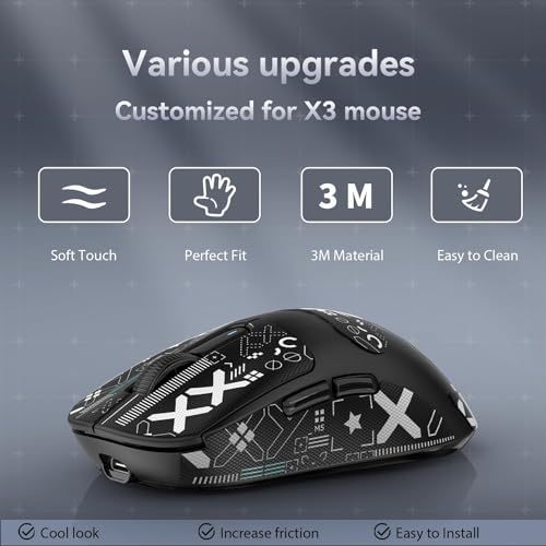 White 49g Ergonomic Wireless Gaming Mouse L784596