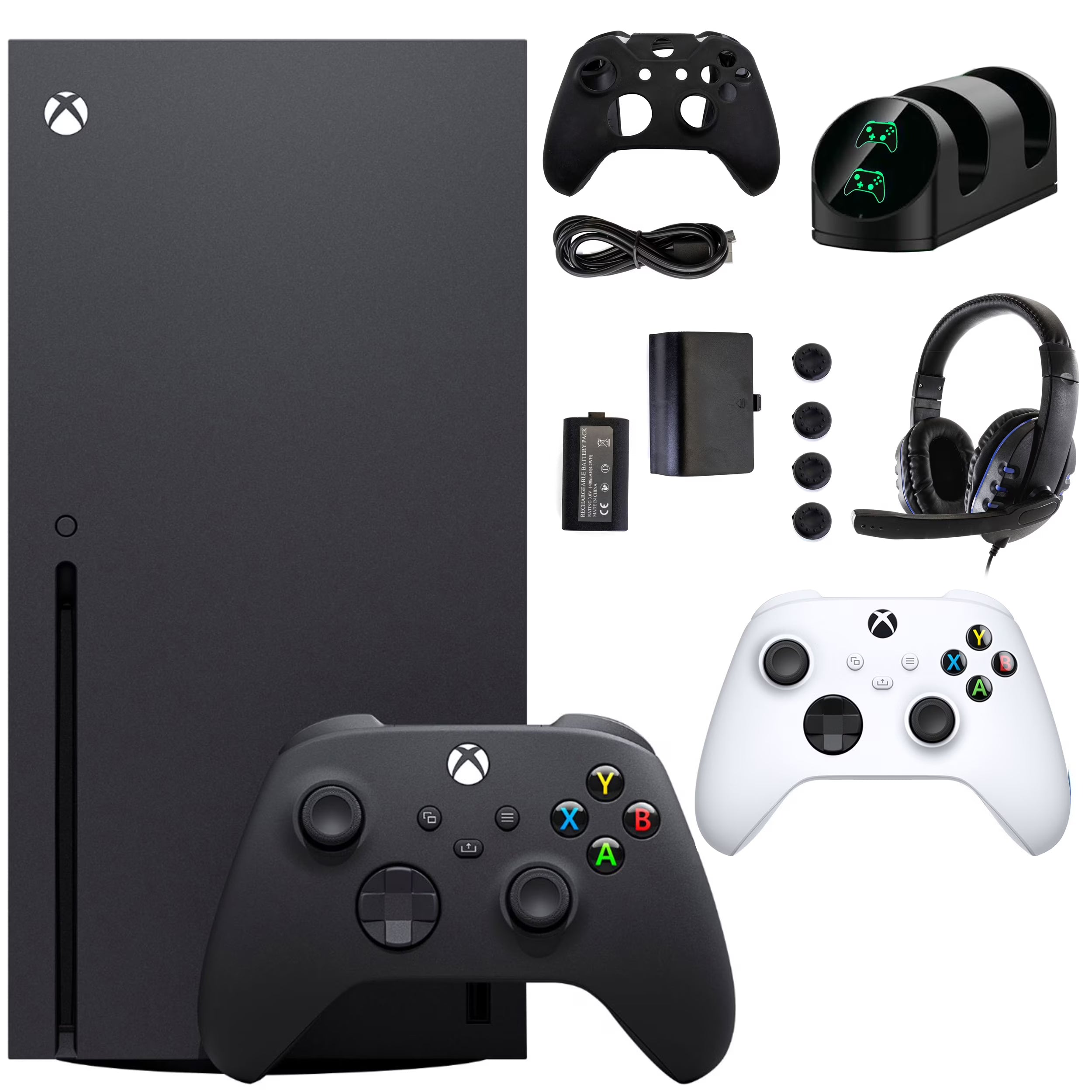 1TB Console with White Controller Accessories Kit O4021